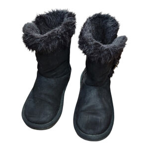 Children's Place Girls Winter Boots Faux Fur Size 1